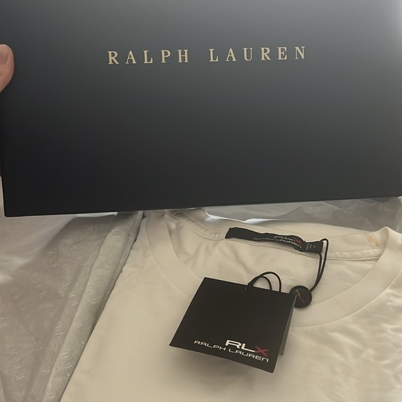 RLX Ralph Lauren Mens white long sleeve tee. NWT. Size Large. - Picture 13 of 13